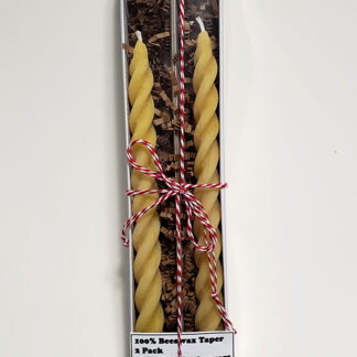 100% Beeswax Taper Candles