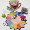Flower Mug with a Quilted Dresden Plate Mug Rug - Image 3